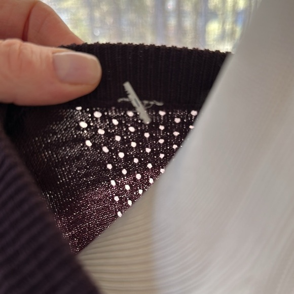 Lululemon Black Cherry Simply Wool Sweater, Size 8, Like New Condition - Picture 10 of 10